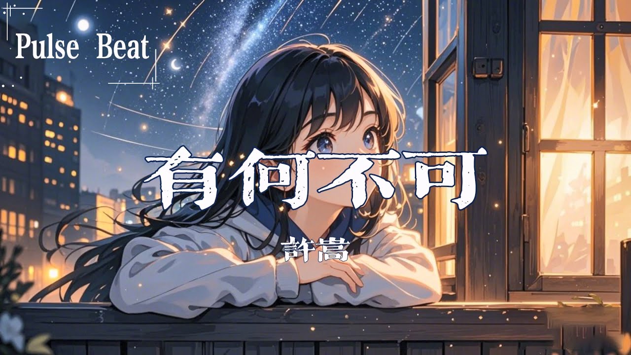 許嵩 - 有何不可『為你唱這首歌 沒有什麼風格』【Lyrics Video】
