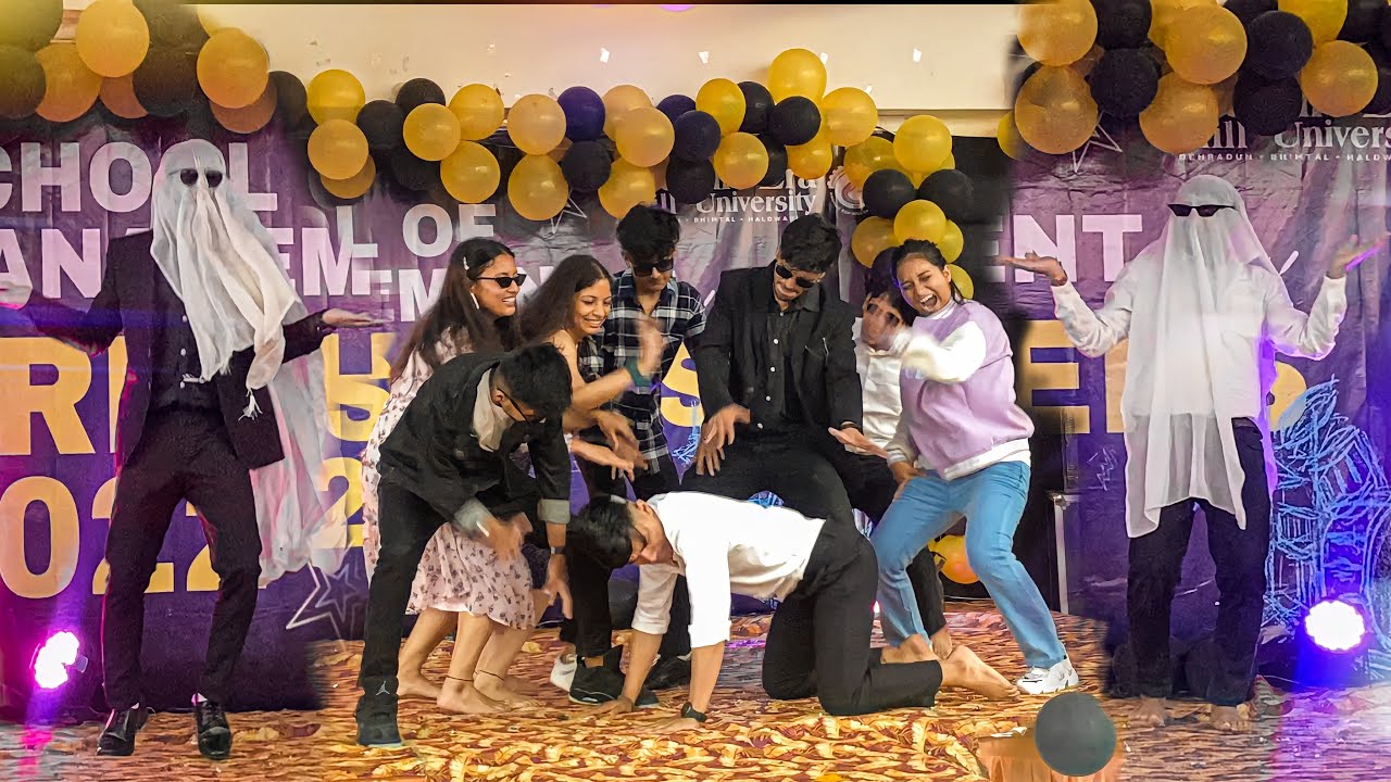 BBA Freshers Party 2022 | Graphic Era University | College Freshers Party Dance | AJ Vlogx