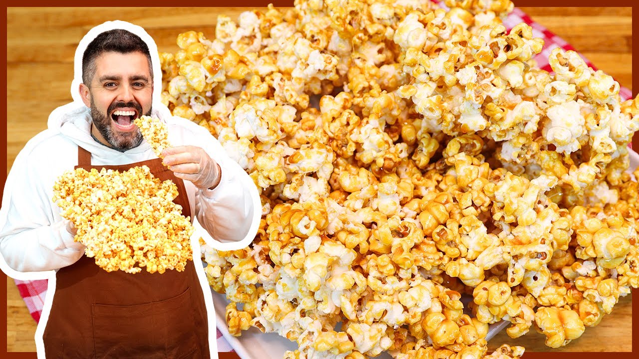 PIPOCA DOCE IGUAL DE CINEMA I CARAMELIZADA I SUPER F&Aacute;CIL DE FAZER I Receitas de Pai
