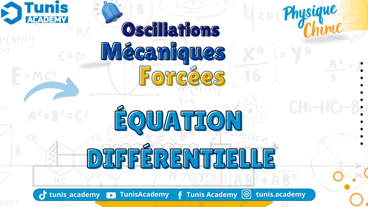 Oscillations Mécaniques Forcées | Équation Différentielle x(t)