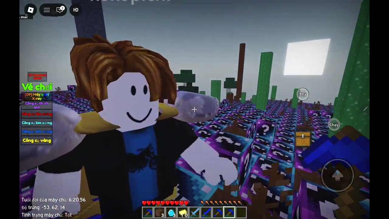 Chơi Minecraft trong Roblox