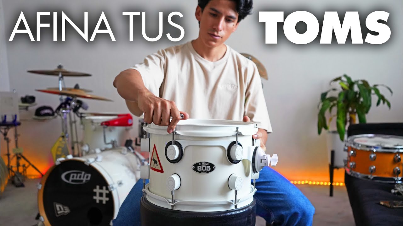 CÓMO AFINAR TUS TOMS - Clase de Batería