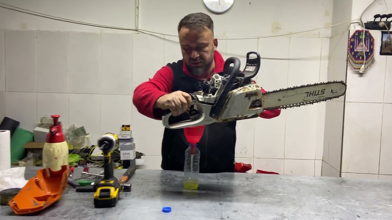 STIHL MS 231 MOTORLU TESTERE ARIZA TESBİTİ / KOMPLE SÖKÜM