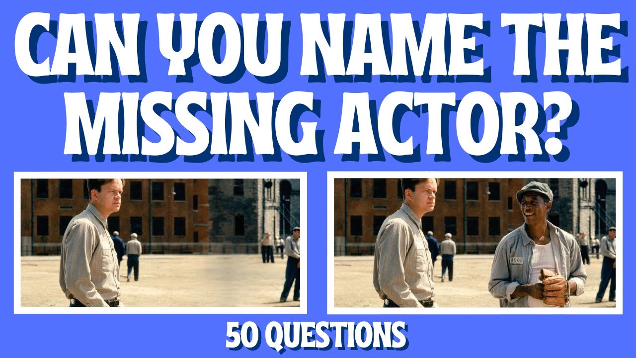 Can You Name the Actor That's Missing From These Famous Movie Scenes? Film Quiz