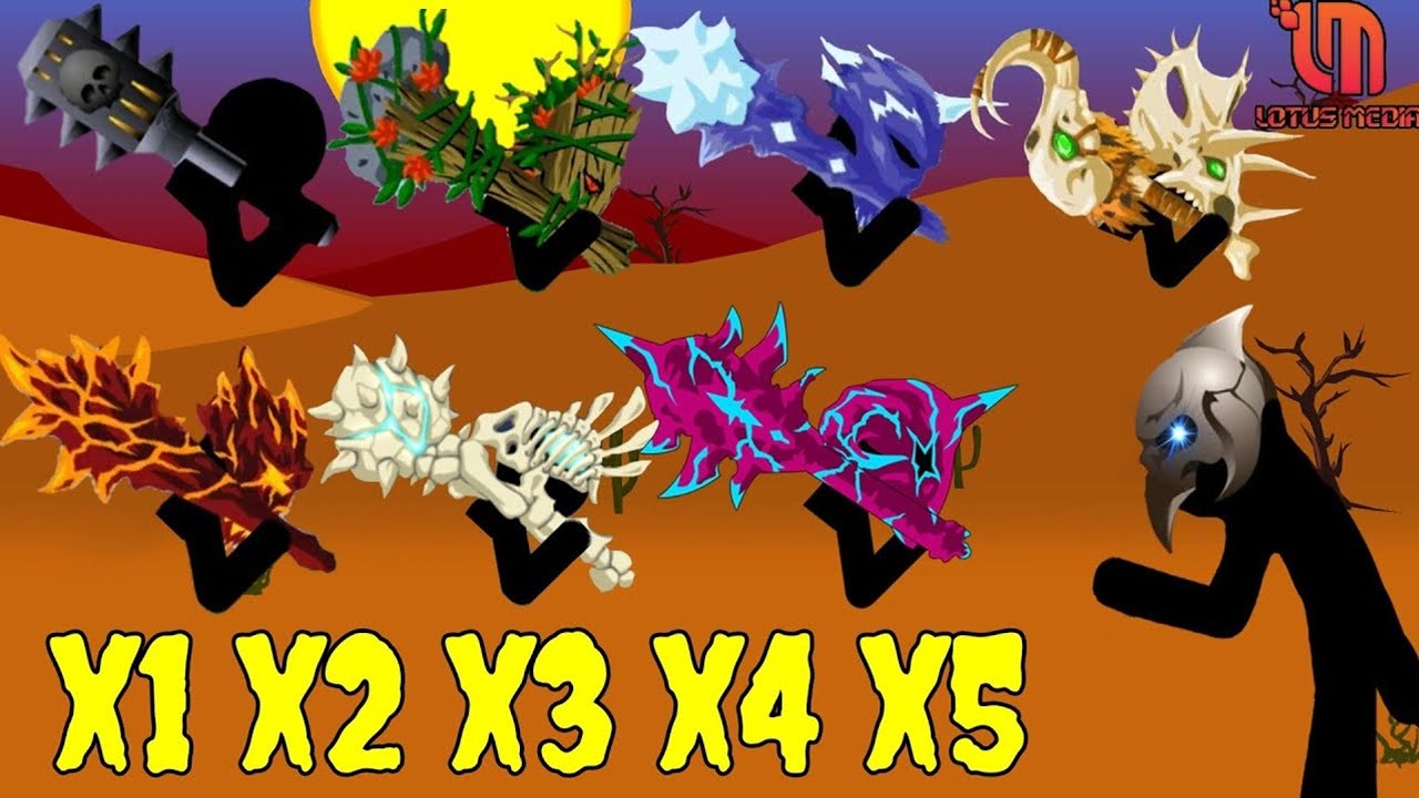 X1 X2 X3 X4 X5 GIANT ALL SKIN SUMMON 999999999 | STICK WAR LEGACY - KASUBUKTQ
