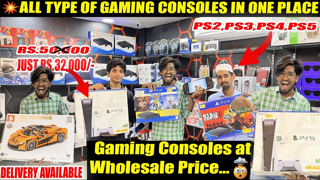 🔥🤩இதுக்கு முன்னாடி இந்த மாறி ஒரு GAMING SHOP  ha பாத்தது illa😱 | Gaming Consoles at Wholesale Price😍