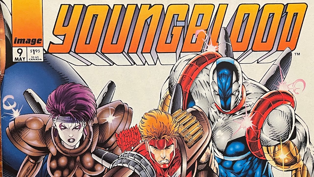 Team Youngblood 9.  Liefeld wants us to believe he can write better now..