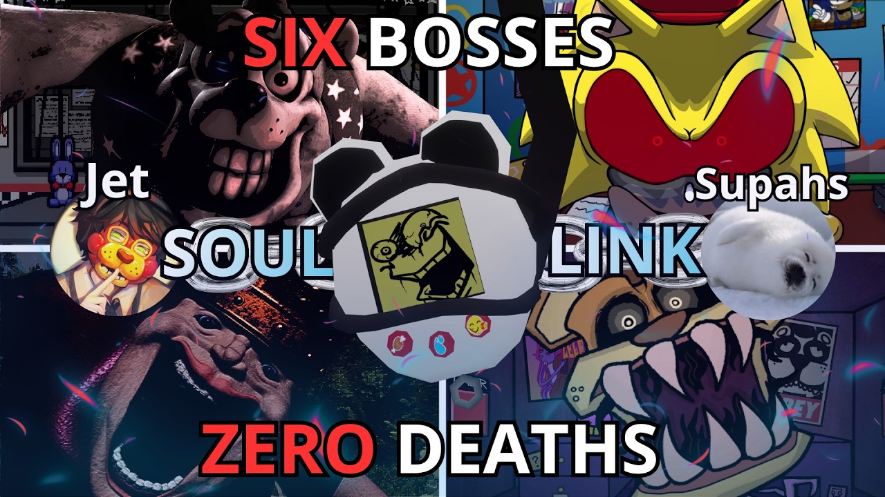 Мы попытались пройти БОСС-РАШ в фанатской игре по FNAF, но это SOUL LINK