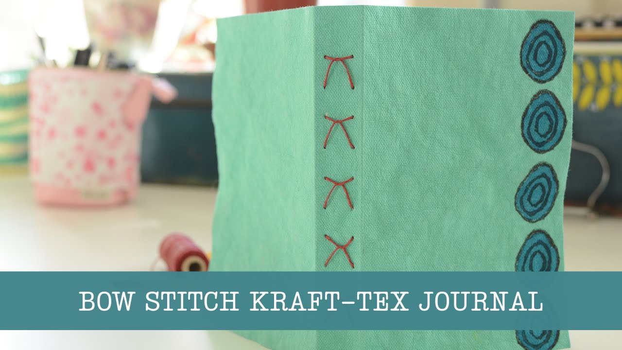 Handmade Journal with a Paper Fabric (Kraft-Tex) Cover