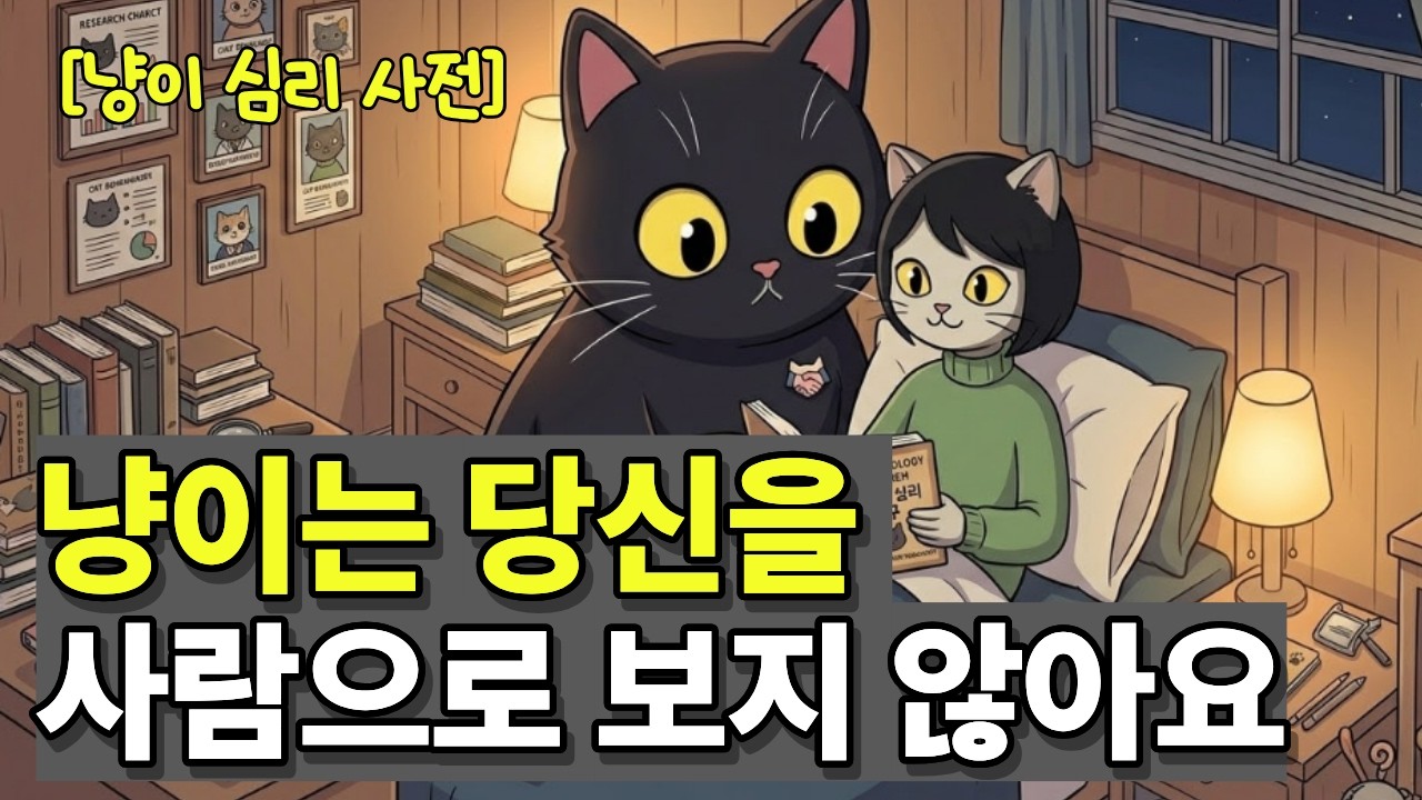 고양이는 집사를 사랑하면 당신을 사람으로 보지 않아요 #고양이마음 #고양이심리학 #고양이심리