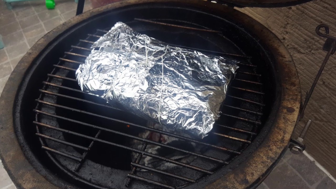 Kamado / vacío / ajo y perejil