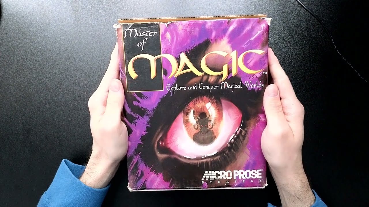 Master Of Magic PC Big Box Unboxing ASMR With Gum Chewing