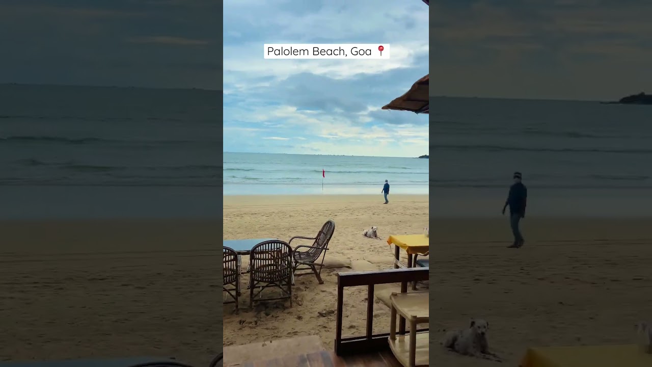 South Goa&rsquo;s Paradise! Palolem Beach 🏖️#goa #southgoa #beach #travel
