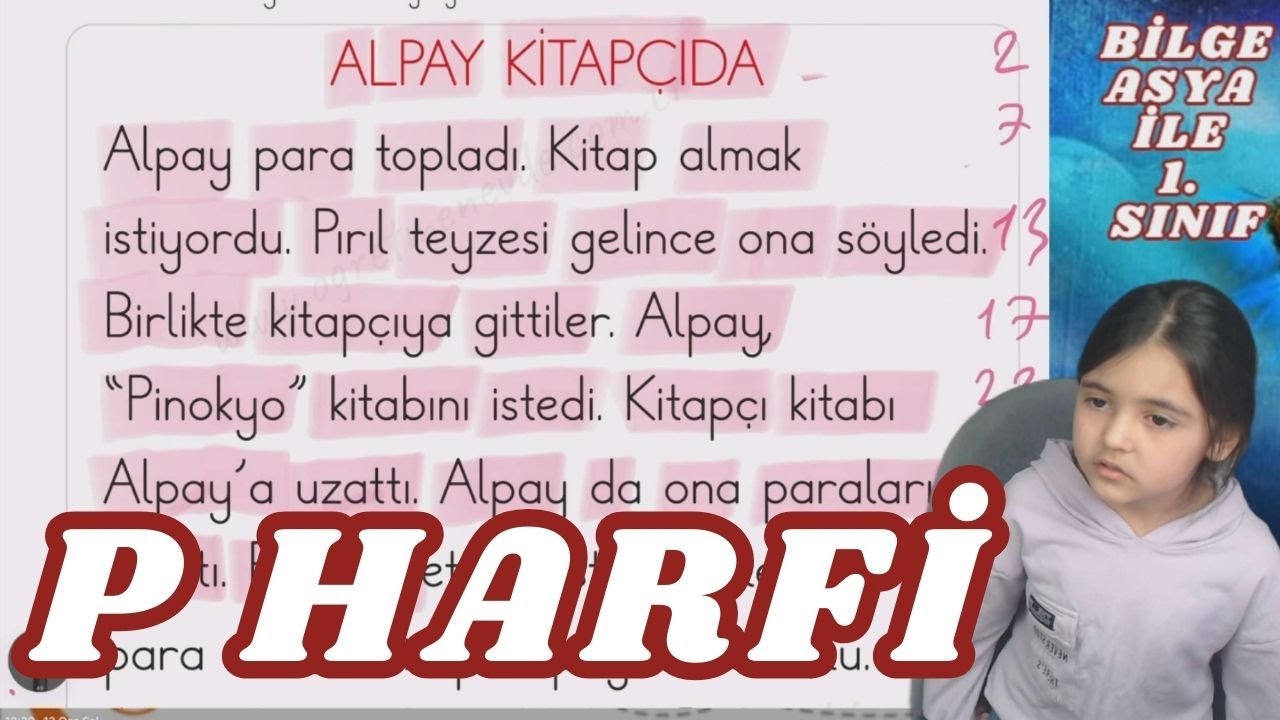 1. Sınıf P Sesi Okuma Yazma Etkinlikleri: Hece, Kelime ve Metin Çalışmaları