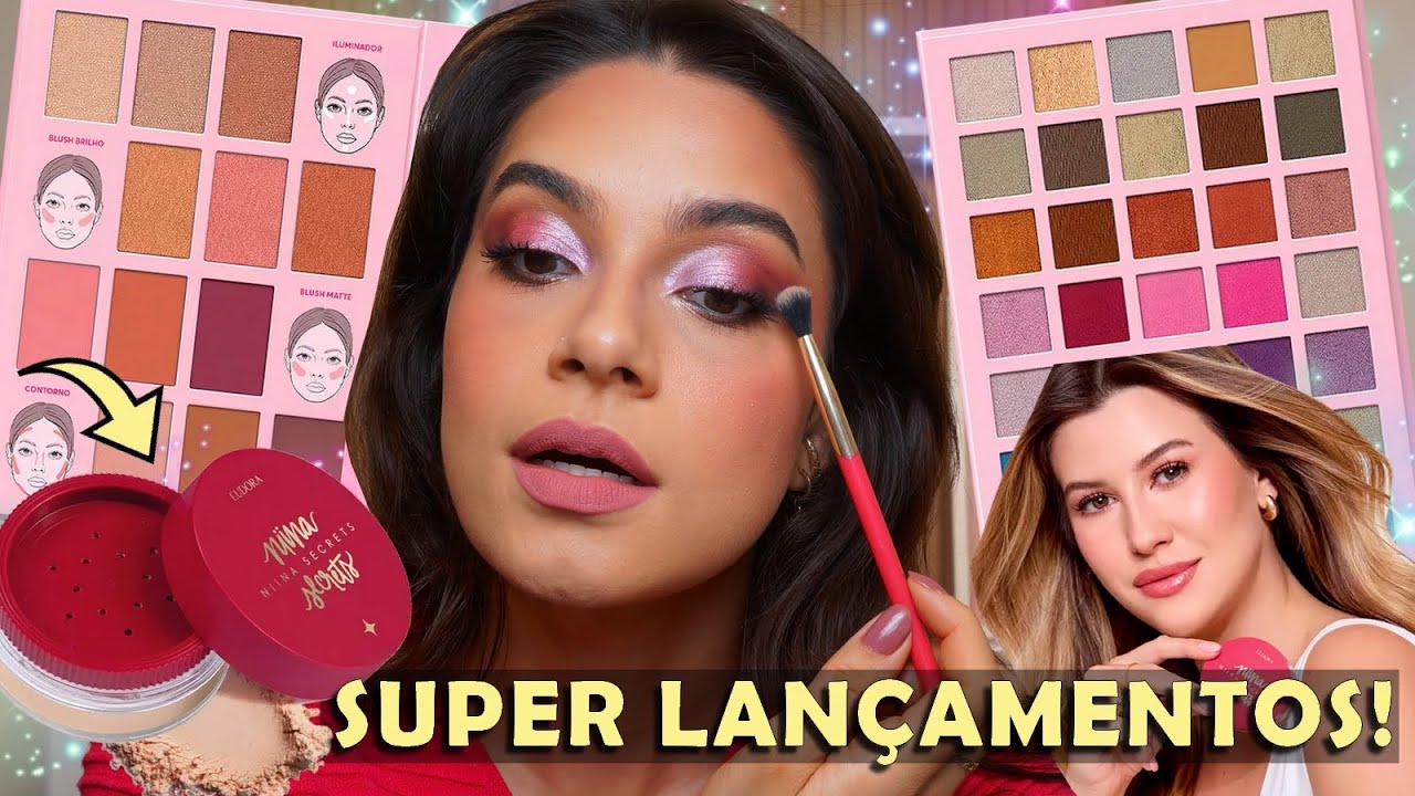 NOVIDADES da NIINA SECRETS: PALETA CELEBRATION + PÓ SOLTO PERFECT MATCH ✨