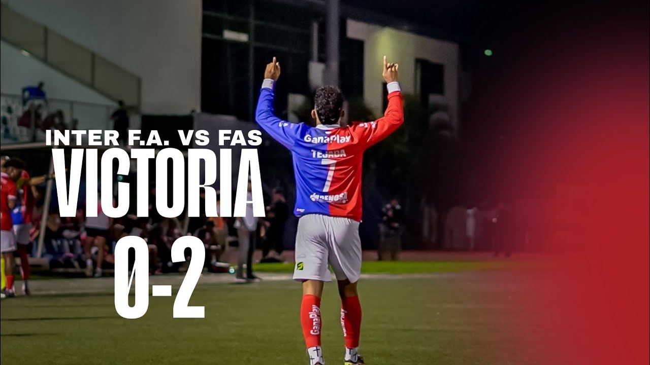 🔵🔴FAS VS INTER FA, victoria en santa tecla 2 a 0 🐯