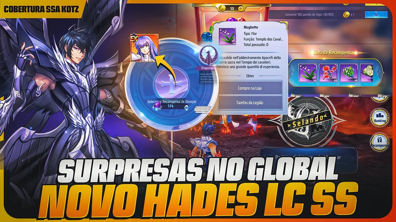 🔥🗡️ MUITAS SURPRESAS POSITIVAS NO GLOBAL E TRADUÇÕES INICIAIS DO NOVO ALONE HADES LOST CANVAS! 🗡️🔥