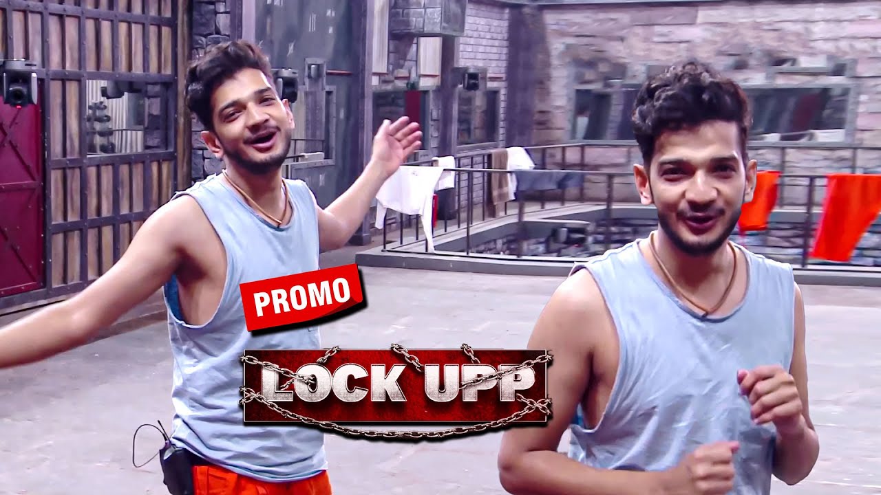 Lock Upp Promo: Munawar Faruqui Having Fun In Lock Upp House | Lehren Small Screen