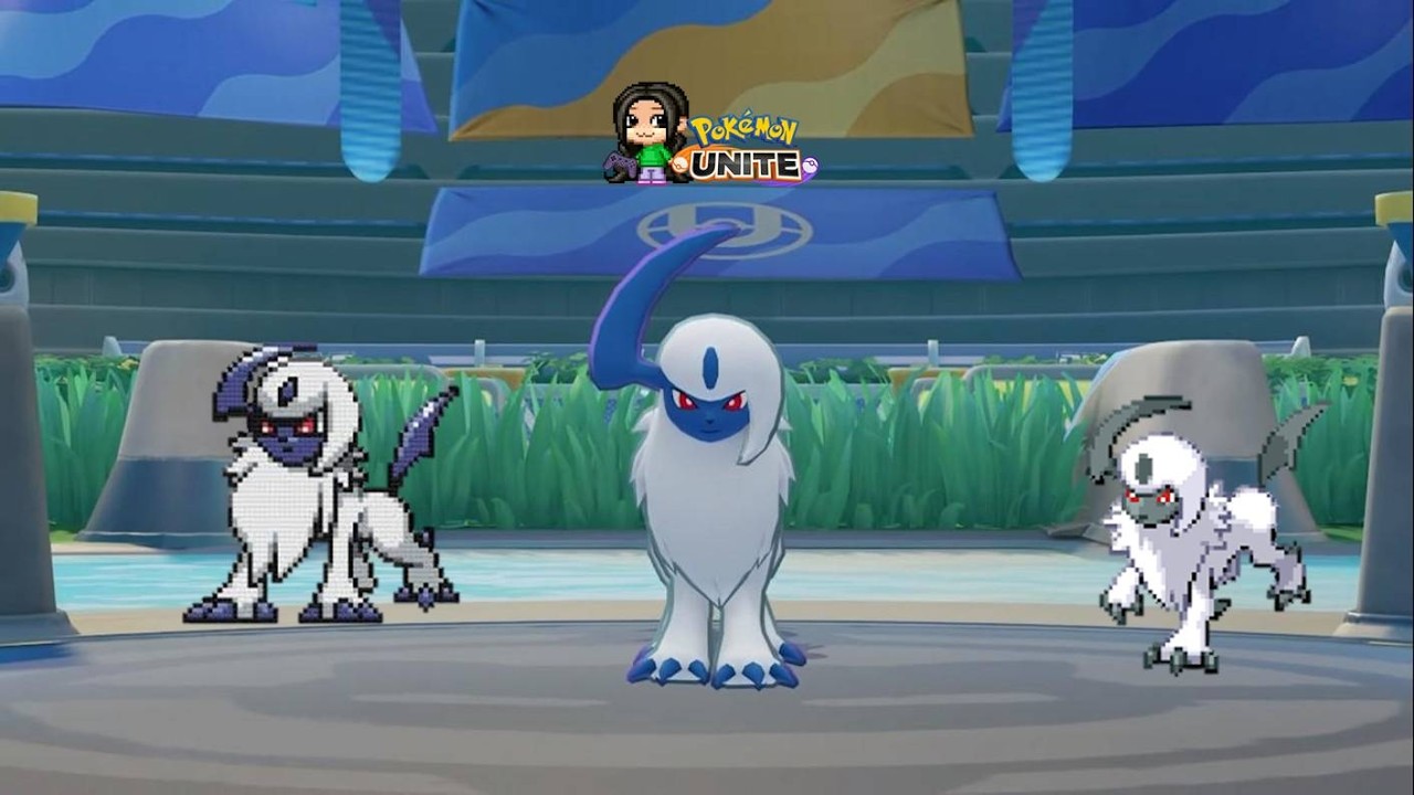 Jogando de Absol ✤  Gameplay Pokémon Unite