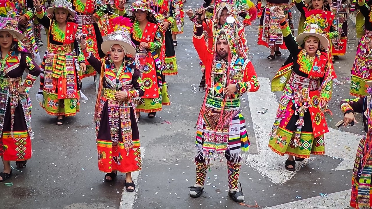 Tinkus Huajchas  | Carnaval de Oruro 2026 - Domingo de Corso | BOLIVIA 🇧🇴
