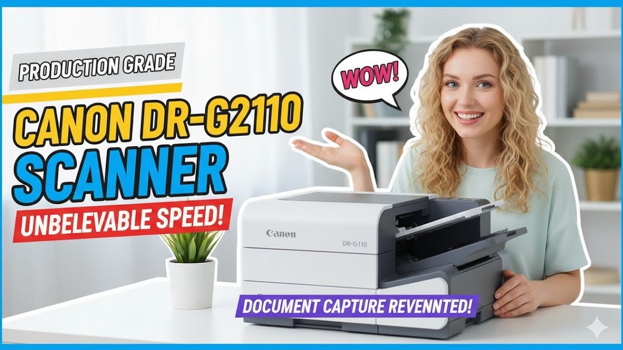 Canon imageFORMULA DR-G2110 Scanner Delivers Production Grade Document Capture