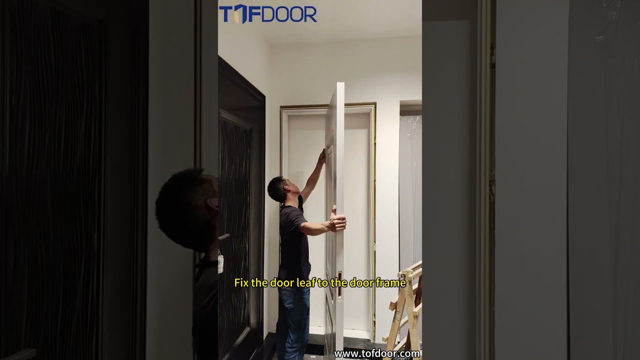 How to install WPC door into wallhole
