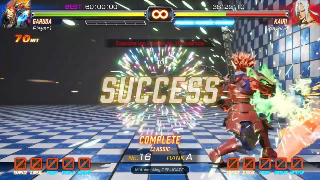 Fighting EX Layer - Challenges (trials) - Garuda