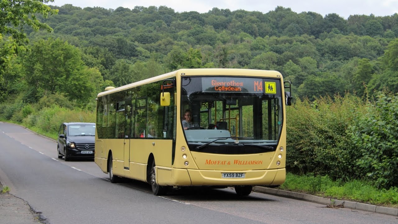Moffat & Williamson Volvo B7RLE Plaxton Centro YX59 BZF on service M4 (15/07/2025)