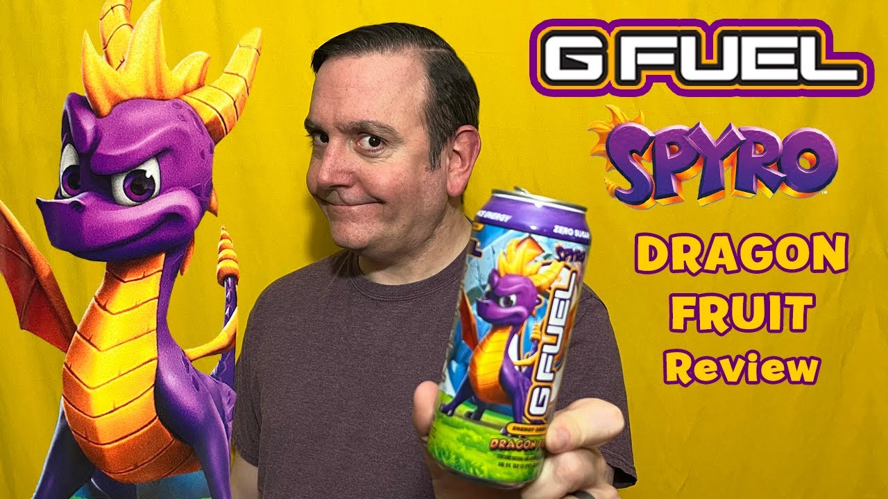 Is Spyro Dragon Fruit any good? | GFuel Spyro Energy Drink Can Review