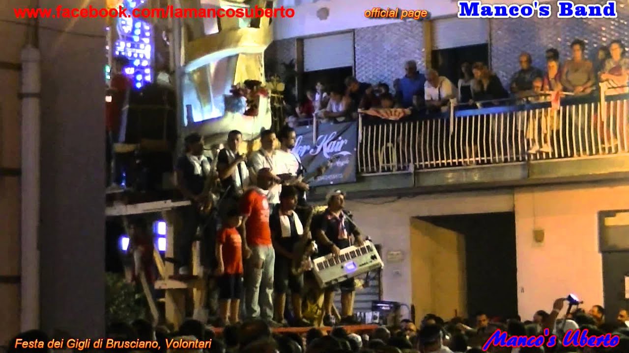 MANCO's band - SHOW VOLONTARI 3 - Festa dei Gigli di Brusciano 2013. Con Minieri e Abate