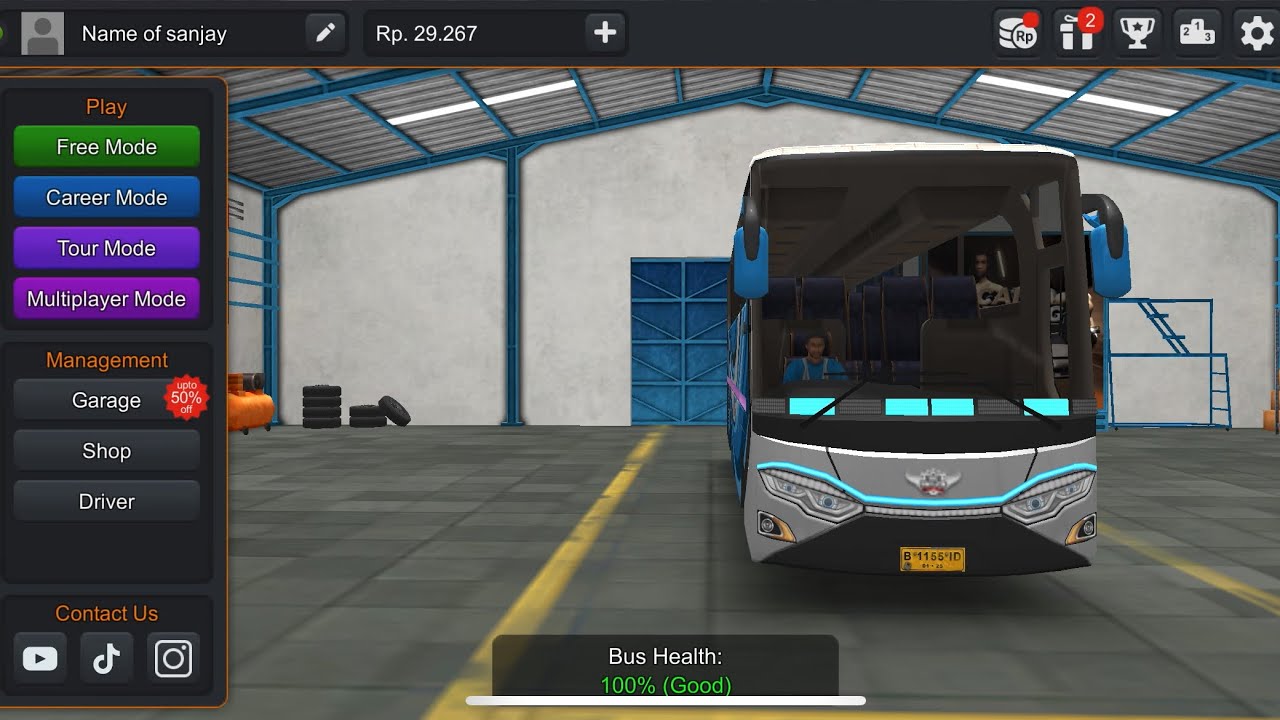 Bus driving game new game #injoyvideo