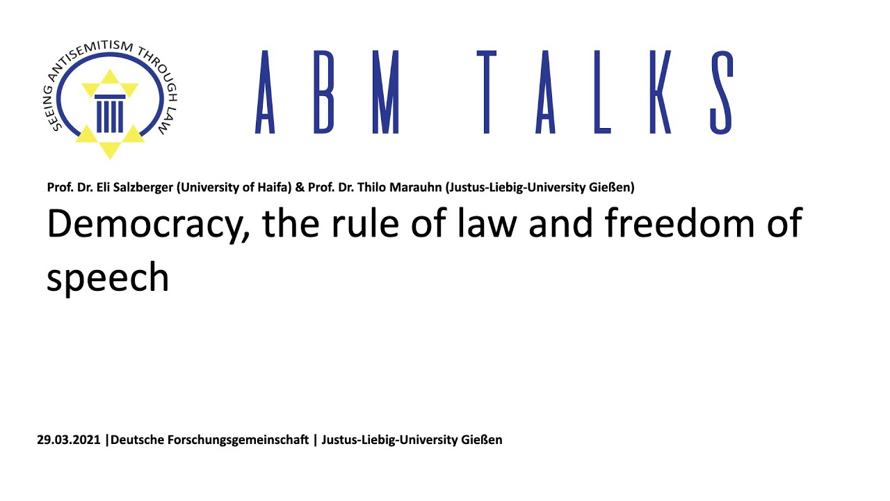 ABM Talks: Democracy, the rule of law and freedom of speech