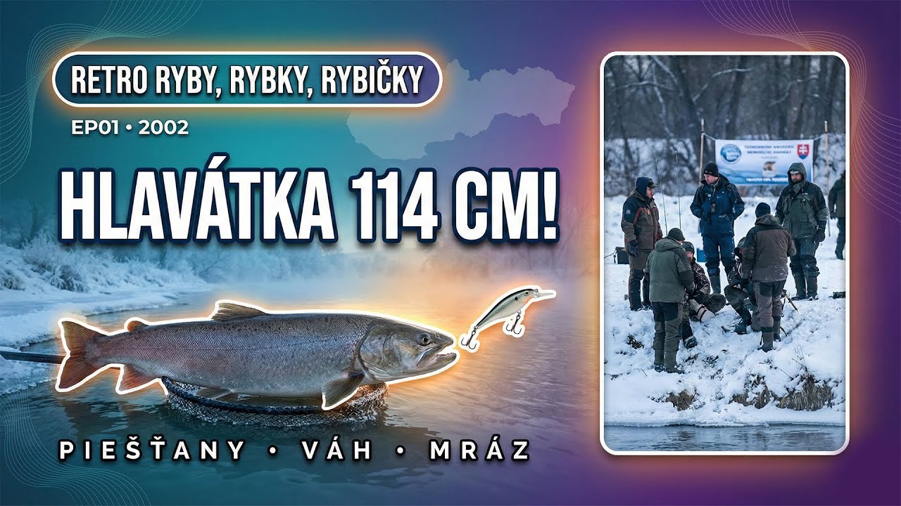 EP01 | Piešťany: memoriál Eda Balážika + 114 cm hlavátka | Retro Ryby, Rybky, Rybičky (01/2002)