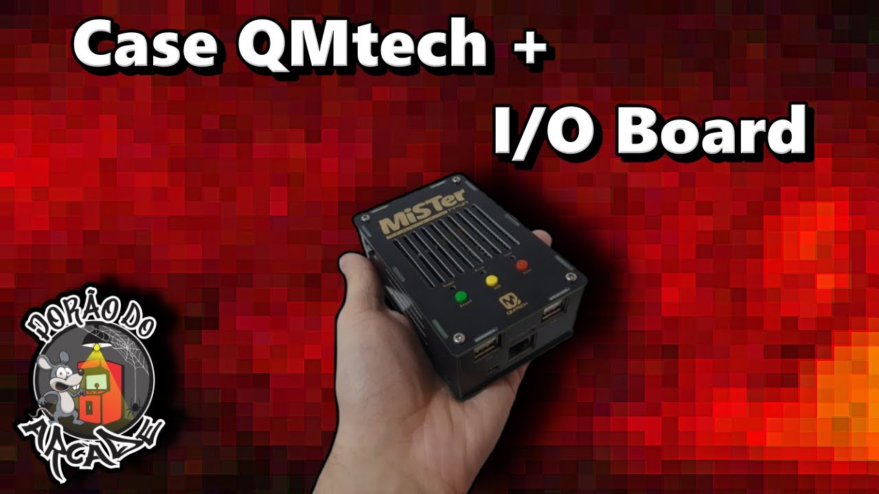 Montagem Case Mister FPGA QMTECH + teste I/O BOARD