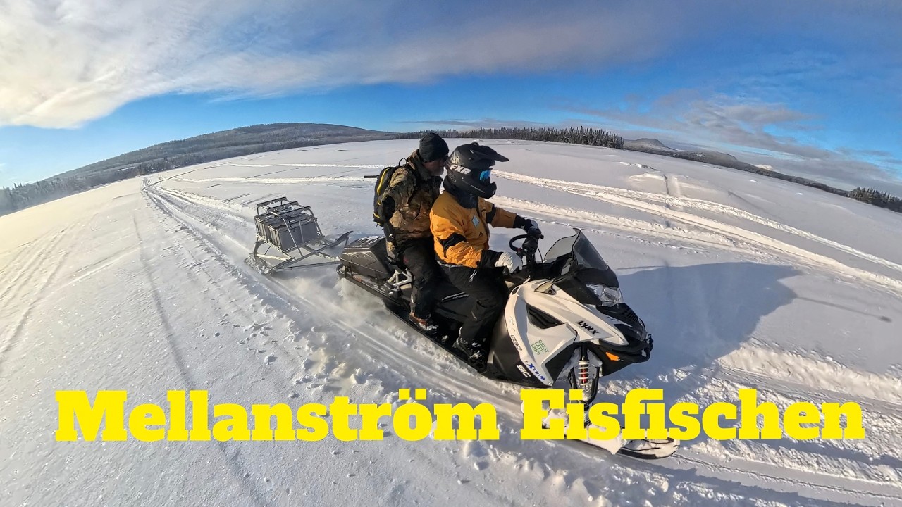 Eisfischen in Mellanström