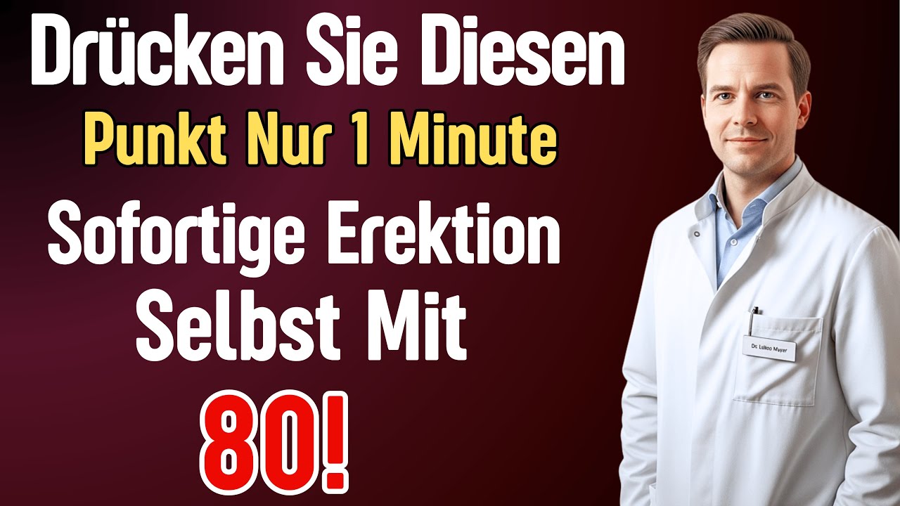 GEHEIME MASSAGE für ÄLTERE MÄNNER: 1 MINUTE bringt die VITALITÄT zurück | Dr. Lukas Meyer