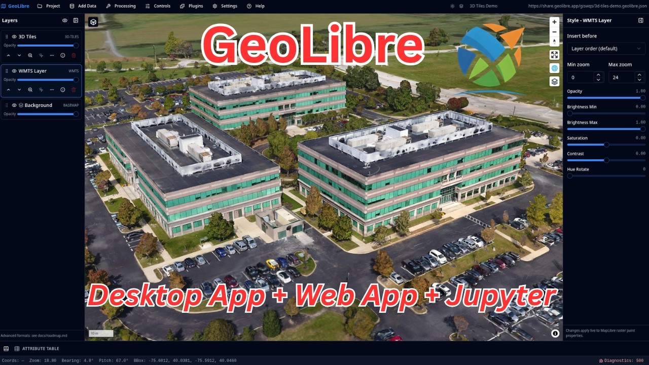 GeoLibre 1.0: бесплатная GIS с открытым исходным кодом, работающая везде (браузер, десктоп и Jupy...