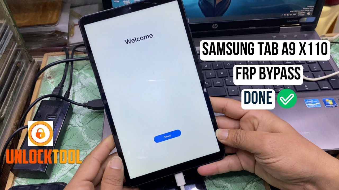 Samsung Galaxy Tab A9 (X110) FRP Bypass Unlock Tool | Samsung X110, X115 FRP Bypass
