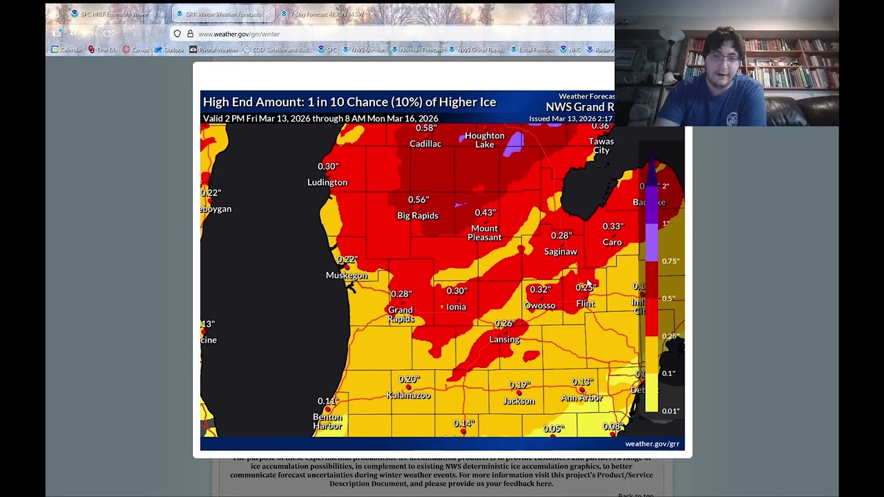 March 13th, 2026 Lansing Area Forecast