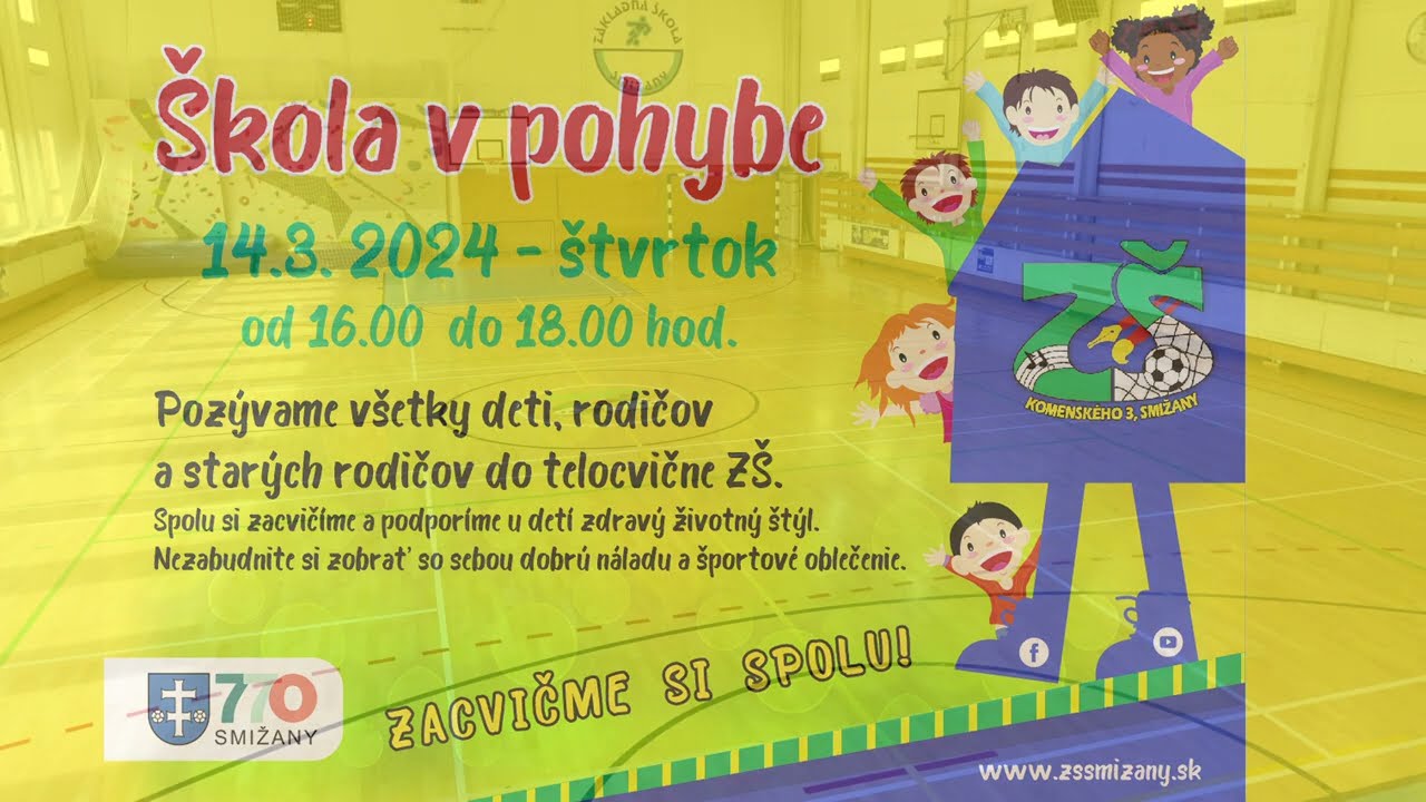 Škola v pohybe 2024 - VIDEOPOZVÁNKA