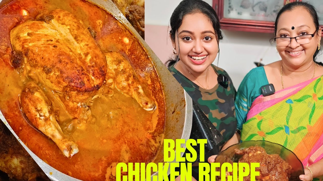 Kozhi nirachathu | chicken stuffed | Potato Egg combo