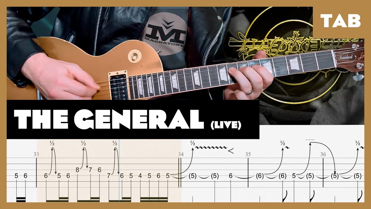 Guns N&rsquo; Roses - The General (Live) - Guitar Tab | Lesson | Guitar Tab | Tutorial