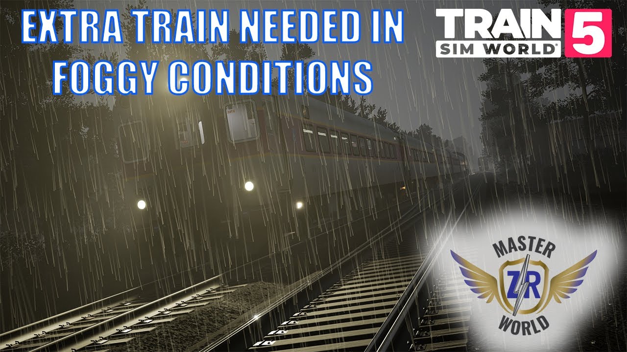 Extra Train in Foggy Conditions | MBTA Commuter | CTC-3 | Train Sim World 5