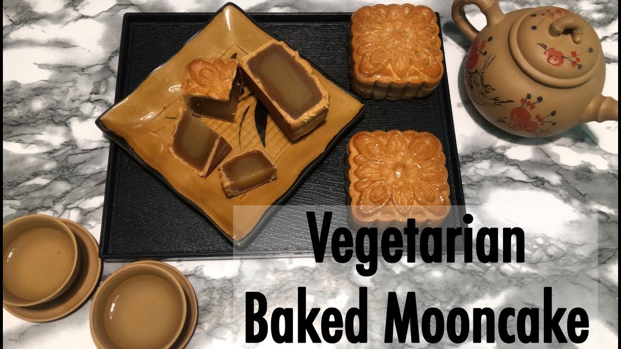 Vegetarian Baked Mooncake 烘焙素月饼 | AILIN BAKERY HOUSE