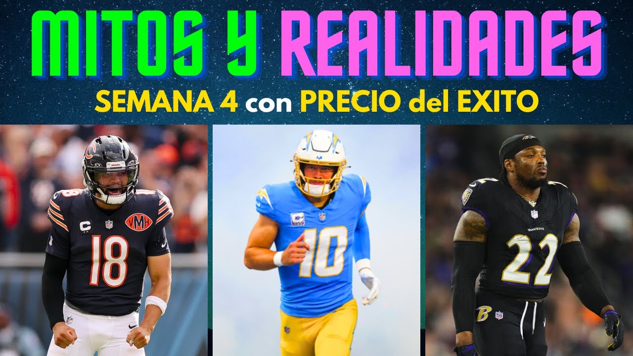 Mitos y Realidades - SEMANA 4 | NFL 2025 con @PrecioNFL