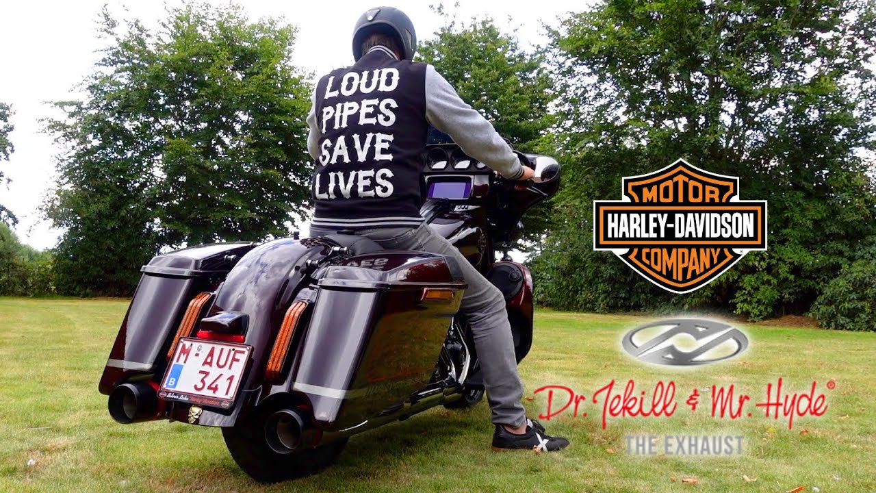 Harley-Davidson® CVO 2020 Dr. Jekill & Mr. Hyde Exhaust | Cold start - FLy By