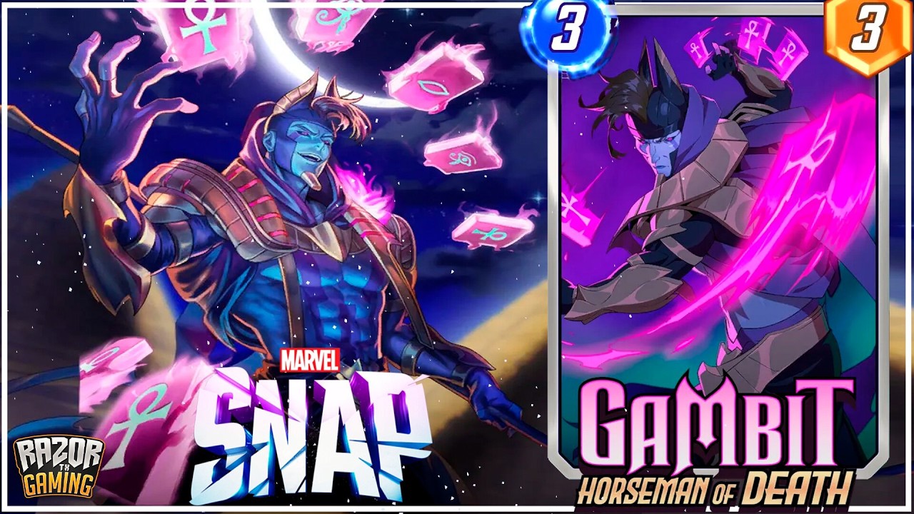 NUEVA CARTA GAMBIT HORSEMAN OF DEATH ¿MERECE LA PENA? + MAZOS 🔴❗ MARVEL SNAP