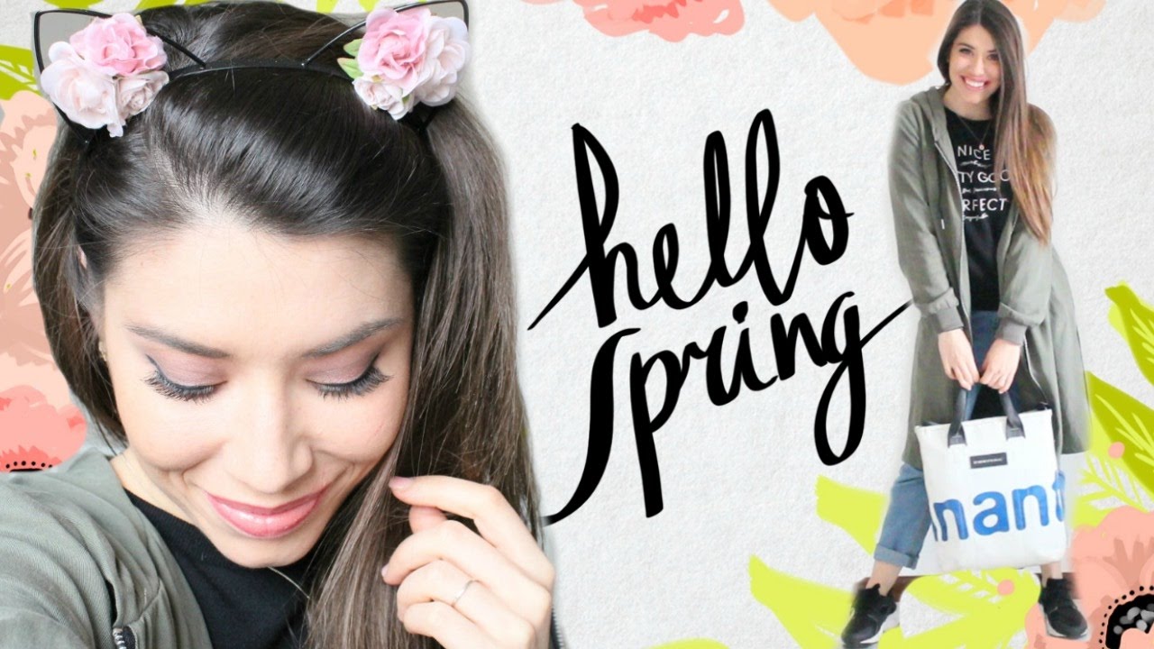 MI PREPARO CON VOI... SPRING MAKEUP + CASUAL OUTFIT 2017 | Adriana Spink