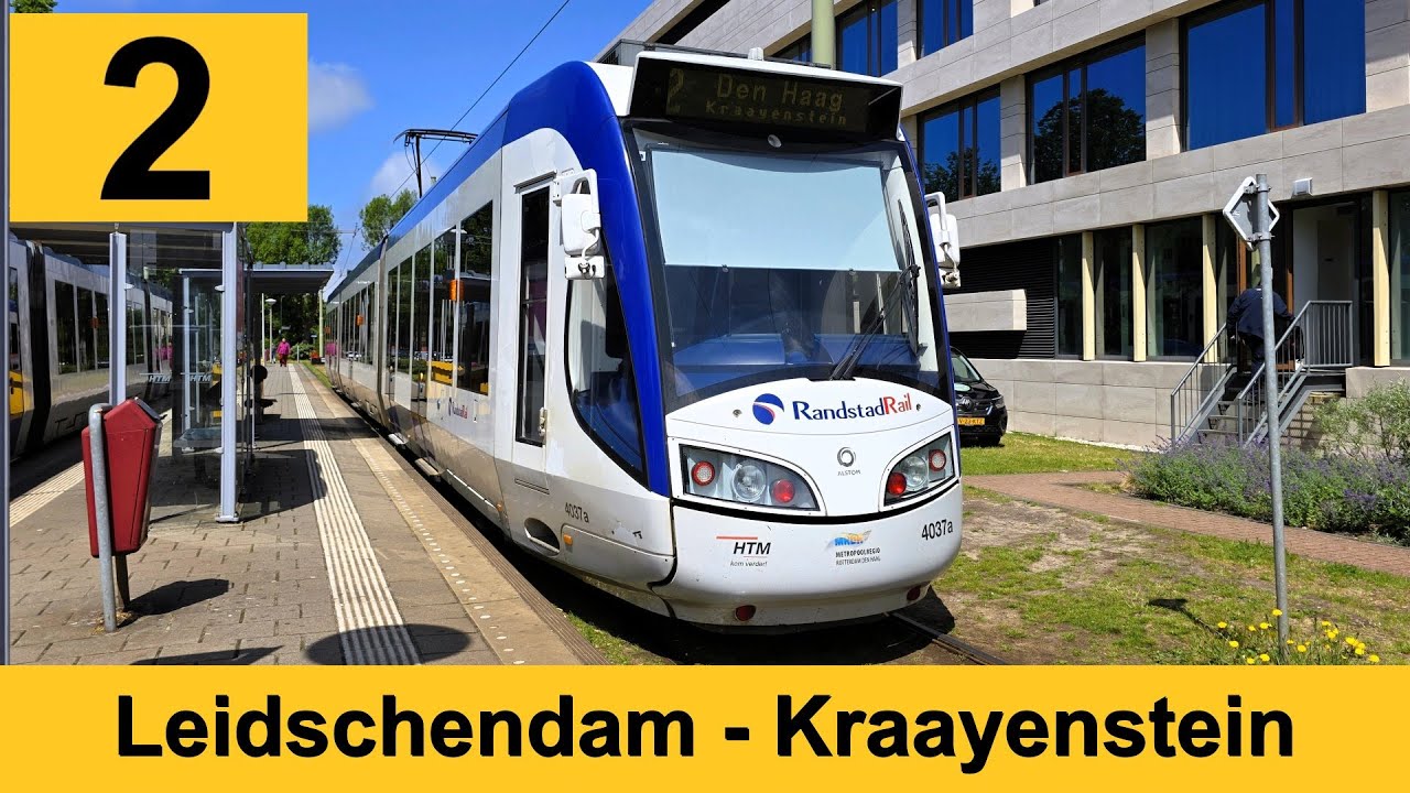 HTM lijn 2: Leidschendam HMC Antoniushove - Den Haag Kraayenstein | HTM 4037 | 2025