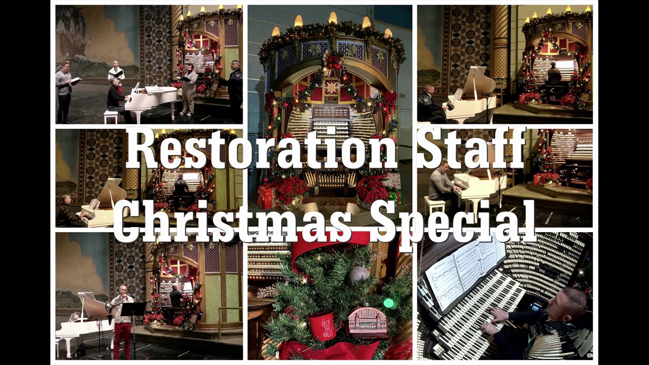 The Pipe Organ Restoration Staff present a special Holiday concert with the Midmer-Losh organ!